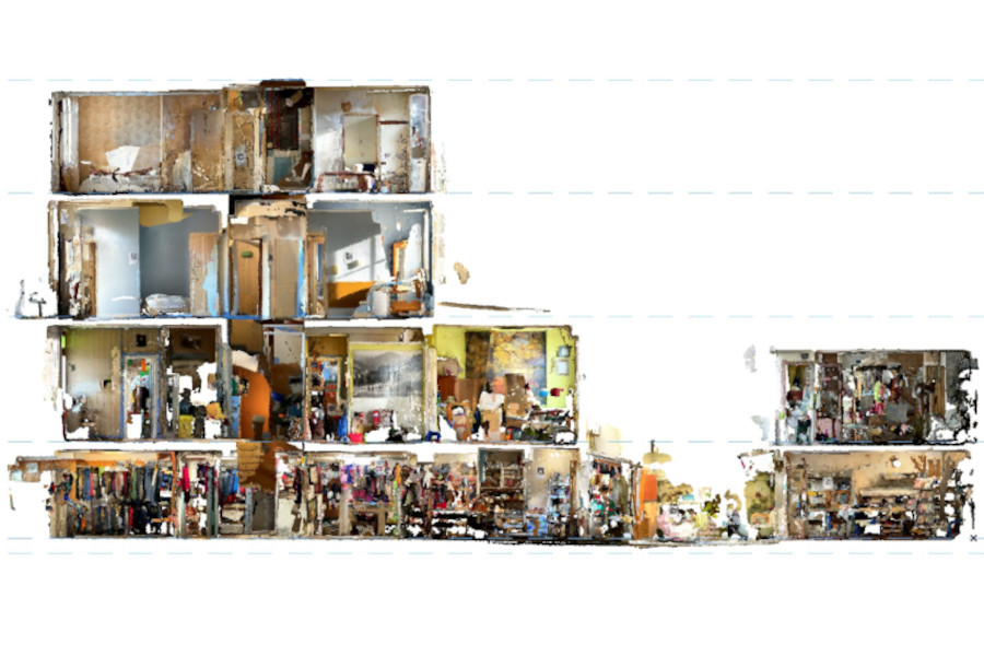 Coupe_d_un_nuage_de_points_scan_d'un_batiment